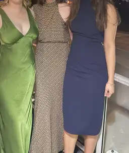 Camilla and Marc Backless Mini Dress Navy Size 10 for rent on The Volte - image 2