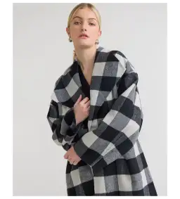 Oxford Alex Double Face Wool Coat Multi One Size for rent on The Volte - image 5