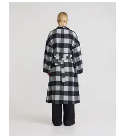 Oxford Alex Double Face Wool Coat Multi One Size for rent on The Volte - image 4
