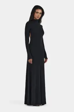 Hansen and Gretel Daphne Maxi Dress Black Size 10 for rent on The Volte - image 2