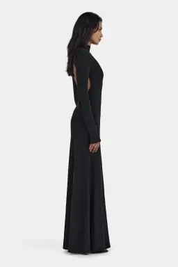 Hansen and Gretel Daphne Maxi Dress Black Size 10 for rent on The Volte - image 4