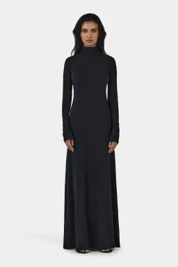 Hansen and Gretel Daphne Maxi Dress Black Size 10 for rent on The Volte - image 1