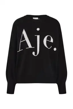 Arden Logo Knit Black Ivory Size AU  for rent on The Volte - image 2