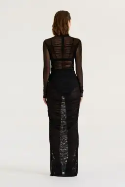 Henne Natasha skirt & Blair Bodysuit in Black Size 8 for rent on The Volte - image 3