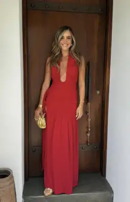 Deconduarte Dakota Maxi Dress Pure Red Size L for rent on The Volte - image 2