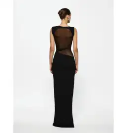 Effie Kats Aisha Maxi Gown Black Size S / AU 8 for rent on The Volte - image 3