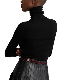 Ralph Lauren Stretch Ribbed Turtleneck Size 4/XS for rent on The Volte - image 4