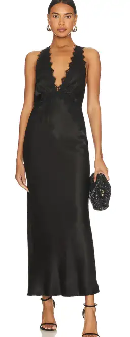Shona Joy Camille Lace Dress Black Size AU 8 for rent on The Volte - image 1