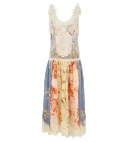 Zimmermann The Cascadian Lace Midi Dress in Spliced Size 3 Au 14  for rent on The Volte - image 1