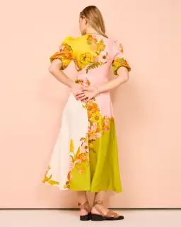 Alemais Silas Floral Midi Dress Multi Size 12 for rent on The Volte - image 3