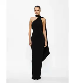 Effie Kats Haven Maxi Dress Black Size S/AU 8 for rent on The Volte - image 1