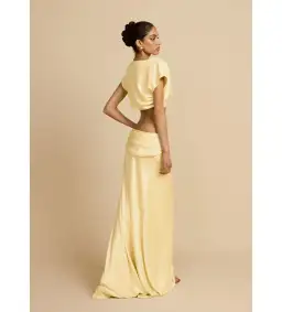 Arcina Ori Andi Top And Andi Maxi Skirt Yellow Size XS / Size Au 6 for rent on The Volte - image 5