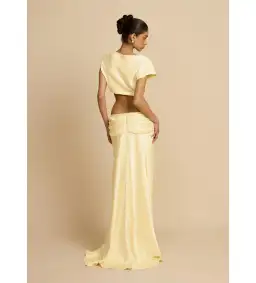 Arcina Ori Andi Top And Andi Maxi Skirt Yellow Size XS / Size Au 6 for rent on The Volte - image 4