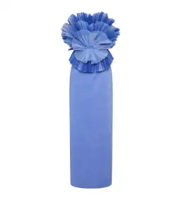 Aje Kira Midi Dress in Ocean Wave Size 8/S for rent on The Volte - image 4