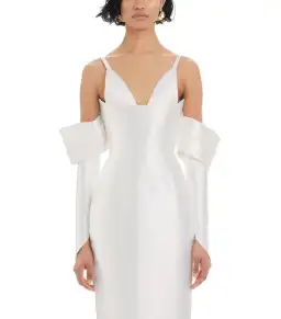 Eliya the Label Annalise Midi Dress in White Size S / AU 8 for rent on The Volte - image 4