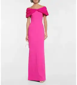 Rebecca Vallance Cupids Bow Gown Maxi Dress in Pink Size Small/ AU 8