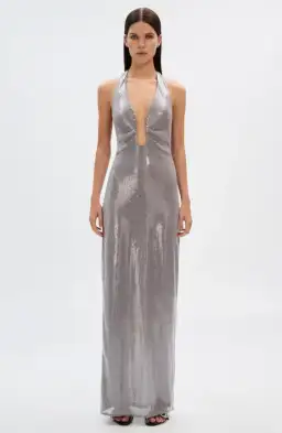 Misha Alusia Sequin Maxi Dress Size 8  for rent on The Volte - image 1