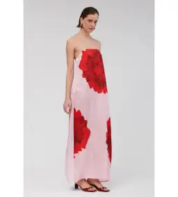 Suboo Emilia Bustier Maxi Dress Pink Floral Size M AU 10 for rent on The Volte - image 2