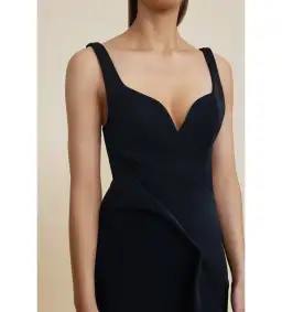 Acler Gowrie Midi Dress in Black Buy Size AU 8 for rent on The Volte - image 4