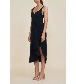 Acler Gowrie Midi Dress in Black Buy Size AU 8 for rent on The Volte - image 2