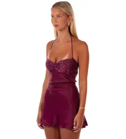 I Am Delilah Berry Jade Mini Dress In Red Size M/ AU 10 for rent on The Volte - image 4