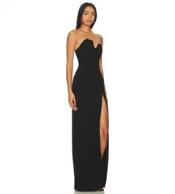 Amanda Uprichard Puzzle Gown Black Size S/AU 8 for rent on The Volte - image 2