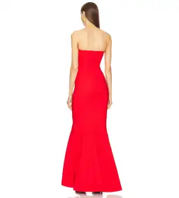 Michael Costello Billie Gown Red Size M/AU 10 for rent on The Volte - image 3