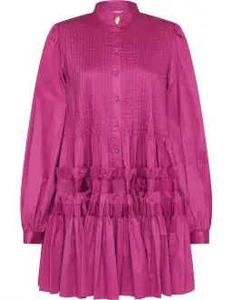 Aje Run Free Smock Mini Dress in Magenta Size AU 8 for rent on The Volte - image 5