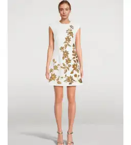 Rebecca Vallance Versailles Sequin-Appliqu Mini Dress White Size 14 for rent on The Volte - image 1