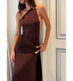 Ance Gria Gaia Gown Brown Size S AU 8 for rent on The Volte - image 5