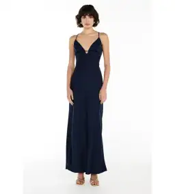 Manning Cartell Navy Time To Shine Slip Maxi Dress in Blue Size AU 6 for rent on The Volte - image 1