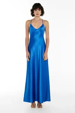 Manning Cartell Blue Saturation Point Slip Dress Size 8