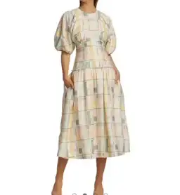 AJE L'Espirit Corset Midi Dress Size AU 8