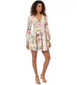 Zimmermann Heathers Flounce Mini Dress Floral Size 1 AU 10 for rent on The Volte - image 2