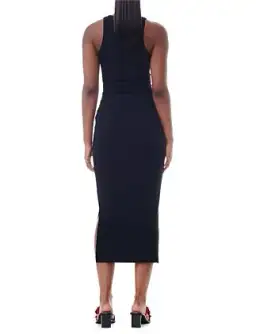 Ganni Soft Cotton Rib Tank Top Maxi Dress Size 8/S for rent on The Volte - image 4