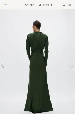 Rachel Gilbert Lucielle Gown Size 8 for rent on The Volte - image 4