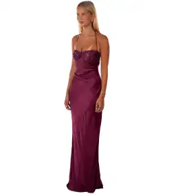 I Am Delilah Berry Jade Maxi Dress in Red Size XS AU 6 for rent on The Volte - image 2