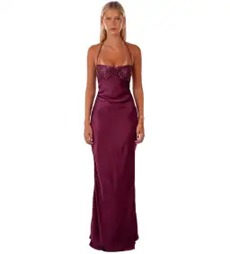I Am Delilah Berry Jade Maxi Dress in Red Size XS AU 6 for rent on The Volte - image 1