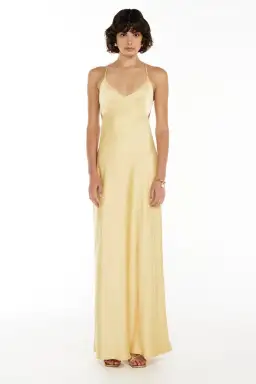 Manning Cartell Saturation Point Slip Dress Custard Size 10 