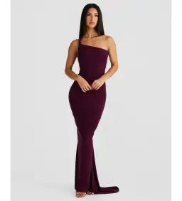 Melani The Label Maia Gown Mulberry Size M AU 10 for rent on The Volte - image 7