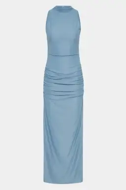 Sir the Label Ruby Open Back  Maxi Gown Aqua Size 8  for rent on The Volte - image 5