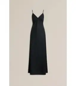 Scanlan Theodore Parachute Cotton Strappy Maxi Dress Black Size AU 6 for rent on The Volte - image 6