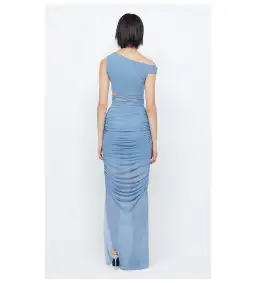Bec and Bridge Whorl Asym Maxi Dress Meridian Blue Size AU 12 for rent on The Volte - image 4