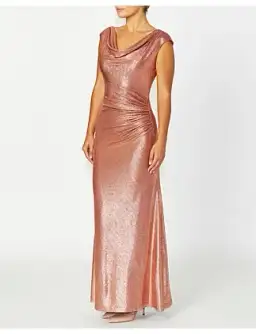 Anthea Crawford ELSIE DARK MAUVE GOWN Size 18 for rent on The Volte - image 2