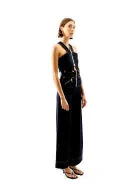 ALICE By Alice McCall Maverick Jumpsuit Indigo Size AU 14 for rent on The Volte - image 2