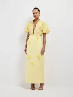 Sheike Rose Garden Shirt Yellow Size AU 6