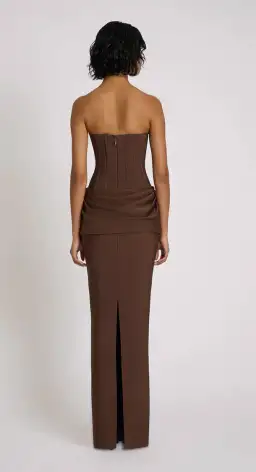 Eliya the Label Hilda Gown Brown Size AU 12 for rent on The Volte - image 3