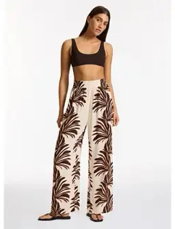 Dahlia Palm Wide Leg Pant