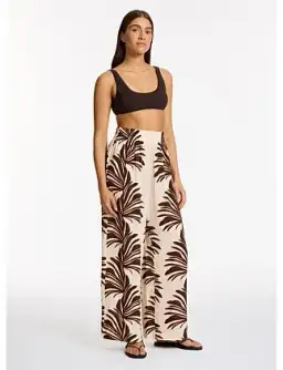 Dahlia Palm Wide Leg Pant