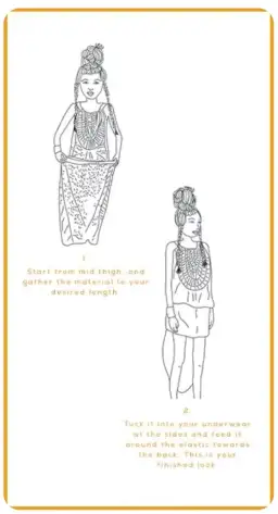 Camilla Gaudi Tribute Drawstring Dress Multi Print One Size for rent on The Volte - image 3